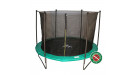 Батут DFC JUMP 8ft складной, c сеткой, цвет green