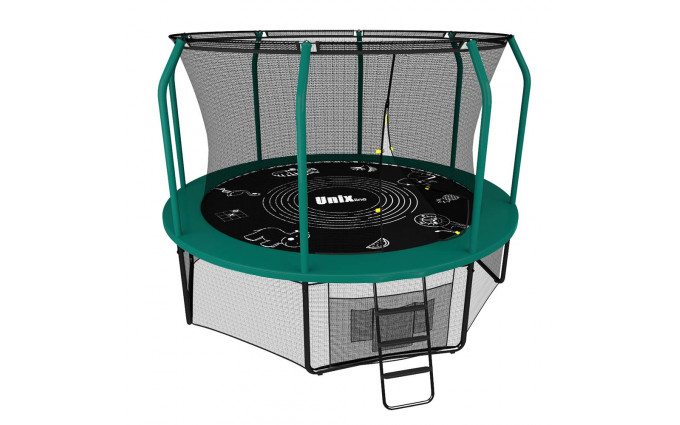 Батут UNIX line 10 ft SUPREME GAME (green)