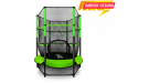 Мини-батут с защитной сеткой Arland ARL-1005C Green