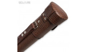 Тубус QK-S Musketeer 1x1 с отделением для удлинителя коричневый аллигатор