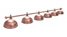 Светильник Fortuna Crown Red Bronze 6 плафонов